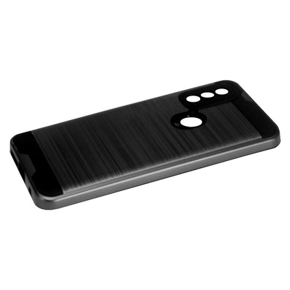 For Motorola Moto G 5G 2022 Brushed Texture Slim Hybrid Shockproof Dual Layer Hard PC & TPU Armor Rugged Protective  Phone Case Cover