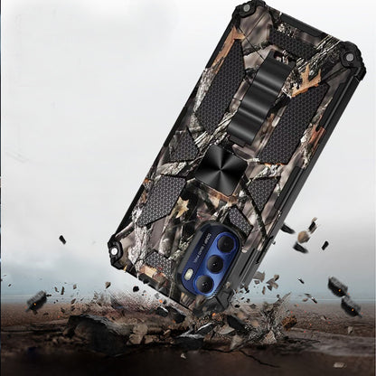 For Motorola Moto G Stylus 2022 4G Heavy Duty Hybrid Camouflage Kickstand [Military Grade] Fit Magnetic Car Mount  Phone Case Cover