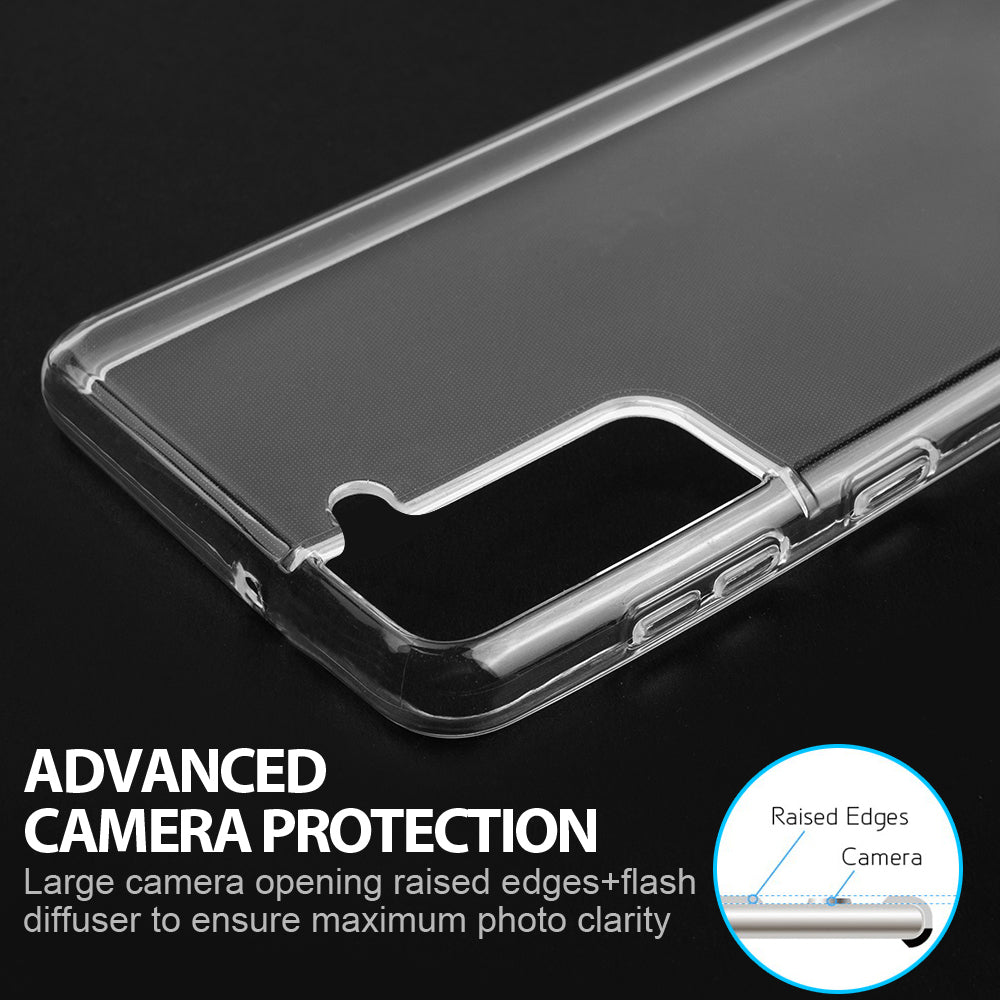 For Samsung Galaxy S23 /Plus /Ultra Crystal Clear Transparent TPU Flexible Rubber Silicone Ultra Thin Slim Gel Soft Skin  Phone Case Cover