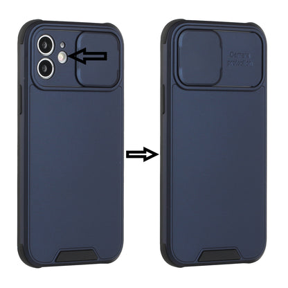 For Apple iPhone 13 Pro Max (6.7") Heavy Duty Cases with Slide Camera Protection Slim Dual Layer Hard TPU Protective Shockproof Armor  Phone Case Cover