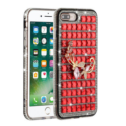 For Apple iPhone 8 /7/6s/6 /SE 2nd Generation Fashion Luxury 3D Bling Diamonds Rhinestone Jeweled Ornament Shiny Crystal  Phone Case Cover