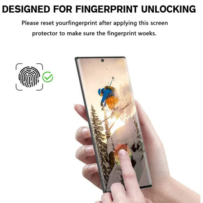 For OnePlus 10 Pro 5G Screen Protector Curve 3D Full Coverage 9H Hardness Tempered Glass Protector Shield 9H Bubble-Free Clear Screen Protector