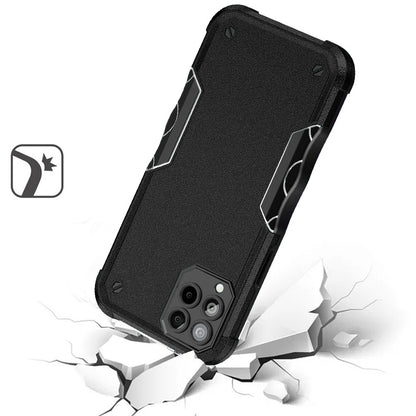 For T-Mobile Revvl 6 Pro 5G /Revvl 6 5G Tough Shockproof Hybrid Heavy Duty Dual Layer TPU Bumper Rugged Rubber Defend  Phone Case Cover