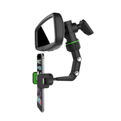 For Universal Phone Holder Mount 360° Rotatable Adjustable Smartphone Cradle Multi-Use for Rear View Mirror /Vehicle Back Seat /Desk /Kitchen Black Phone Case Cover