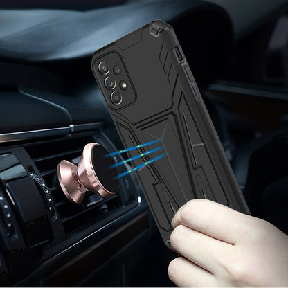 For Samsung Galaxy A33 5G Heavy Duty Protection Hybrid Built-in Kickstand Rugged Shockproof Military Grade Dual Layer Full Body  Phone Case Cover
