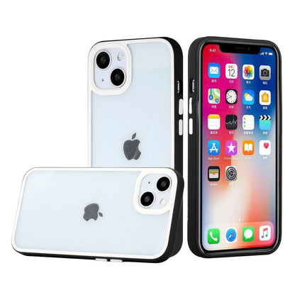 For Samsung Galaxy S22 /Plus Ultra Hybrid Transparent Clear Colored Frame Bumper Hard Back Shockproof Slim Soft TPU Silicone Protective  Phone Case Cover