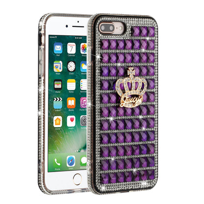 For Apple iPhone 8 /7/6s/6 /SE 2nd Generation Fashion Luxury 3D Bling Diamonds Rhinestone Jeweled Ornament Shiny Crystal  Phone Case Cover
