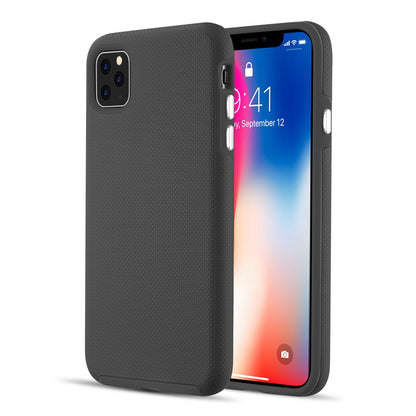For Apple iPhone 13 /Pro Max Mini Slim Hybrid Impact Anti-Slip Textured Armor Shockproof Dual Layer Soft TPU & Hard PC Rugged Bumper  Phone Case Cover