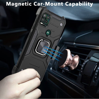 For Motorola Moto G Stylus 2021 5G Version Holster Combo Clip 3 in 1 Armor Hybrid with Ring Kickstand Shockproof Rugged  Phone Case Cover