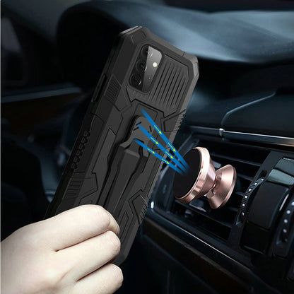 For Samsung Galaxy S22 Rugged Heavy Duty Dual Layers Hybrid Shockproof Protective with Built in Metal Clip Holder & Kickstand  Phone Case Cover