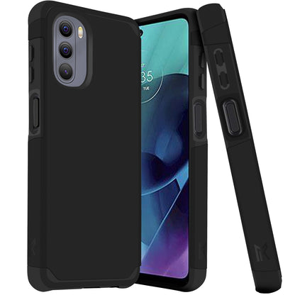 For Motorola Moto G Stylus 4G 2022 Slim Corner Protection Shock Absorption Hybrid Dual Layer Hard PC TPU Rubber Armor  Phone Case Cover