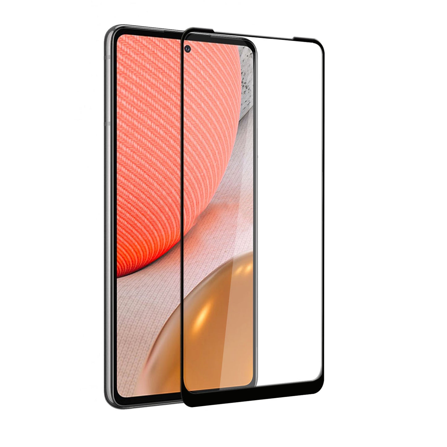 For Samsung Galaxy A53 5G Screen Protector Tempered glass Protective Film [3D Curved Full Coverage] [9H Hardness] [No bubbles] [Case Friendly] Clear Black Screen Protector