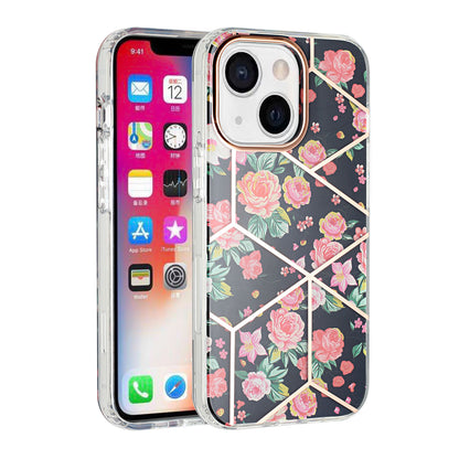For Apple iPhone SE 2022 3rd/SE 2020/8/7 Fashion Floral IMD Design Flower Pattern Hybrid Protective Hard TPU Slim Back  Phone Case Cover