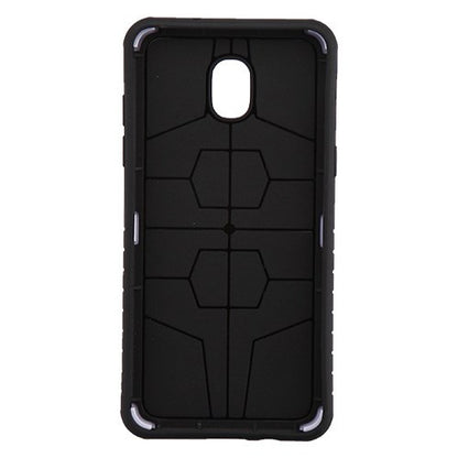 For Samsung Galaxy J3 V /J3 3rd Gen /Galaxy Express Prime 3 Stylish Design Hybrid Rubber TPU Hard PC Shockproof Armor Slim Romantic Love Flowers Phone Case Cover