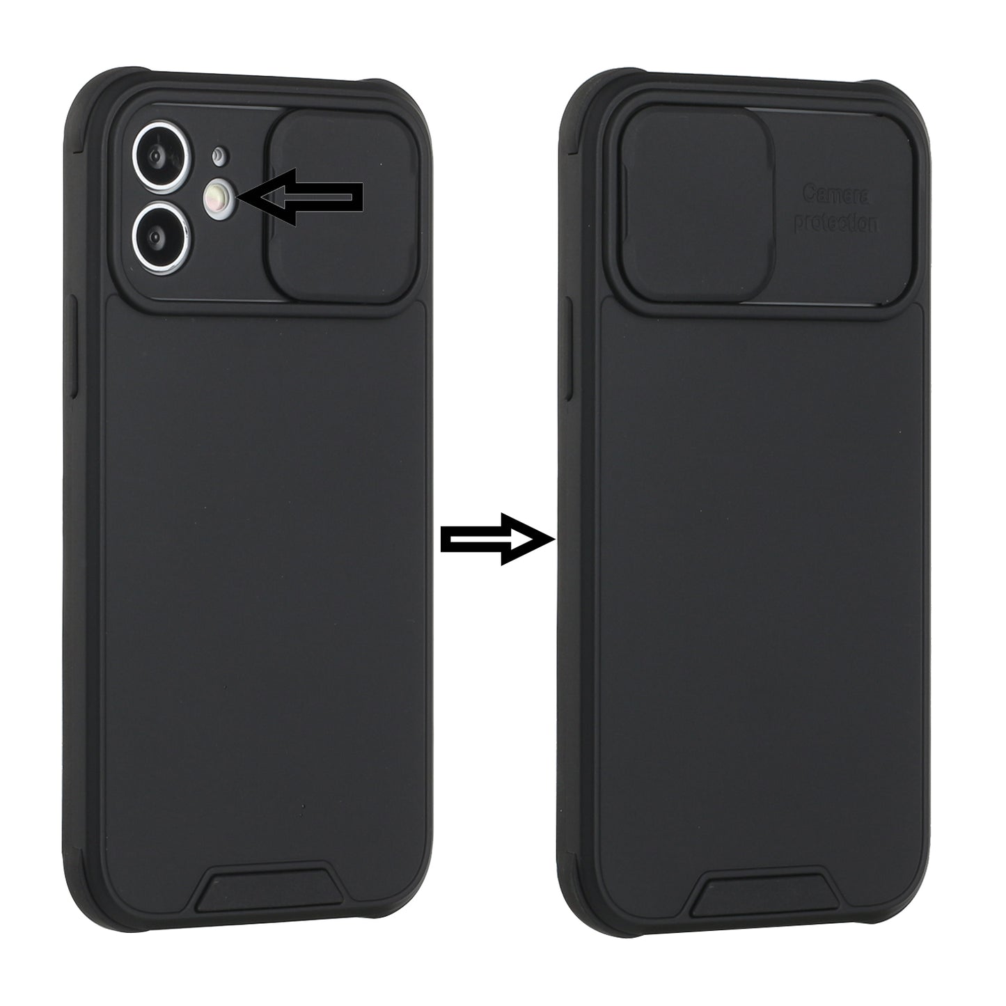 For Apple iPhone 11 (6.1") Heavy Duty Cases with Slide Camera Protection Slim Dual Layer Hard TPU Protective Shockproof Armor  Phone Case Cover