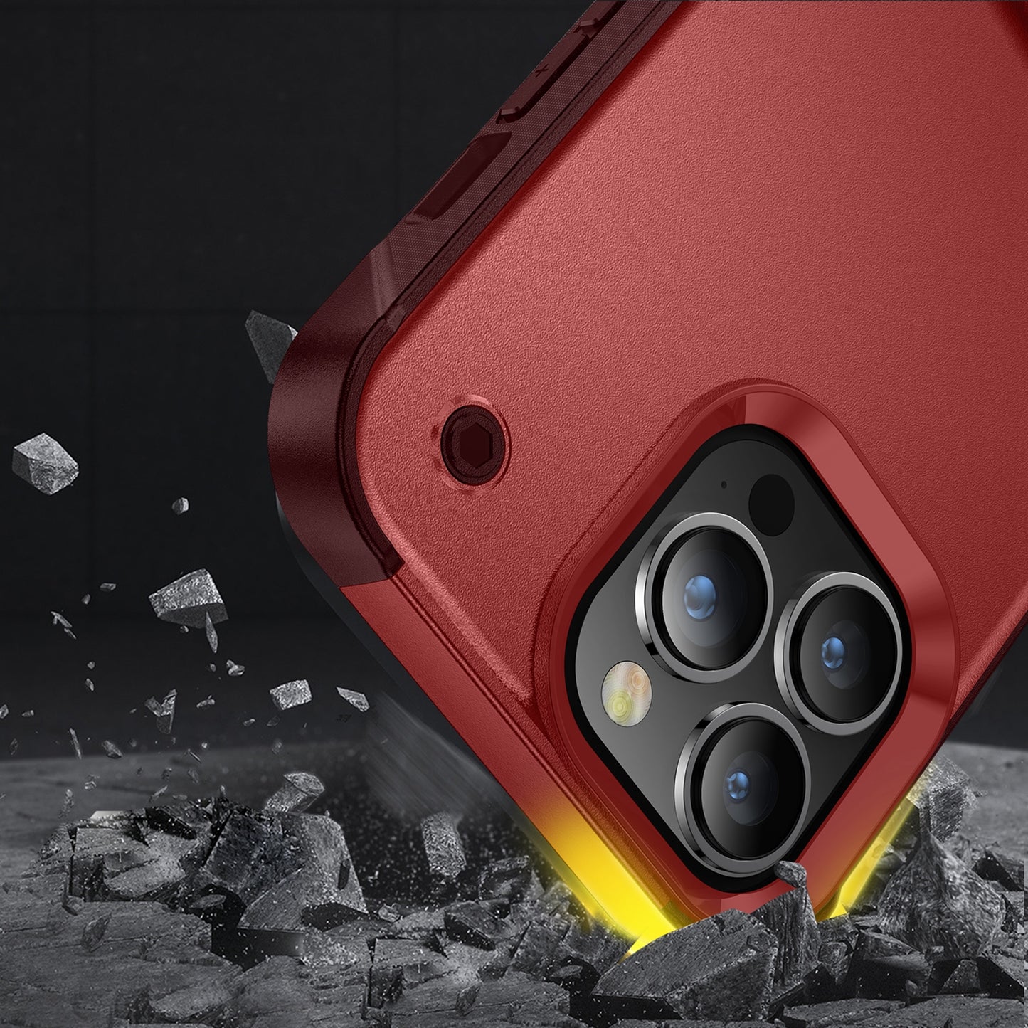 For Apple iPhone 13 Pro Max (6.7") Hybrid Stand Military Grade Anti Drop Protection Built-in Kickstand Hard PC TPU Armor  Phone Case Cover