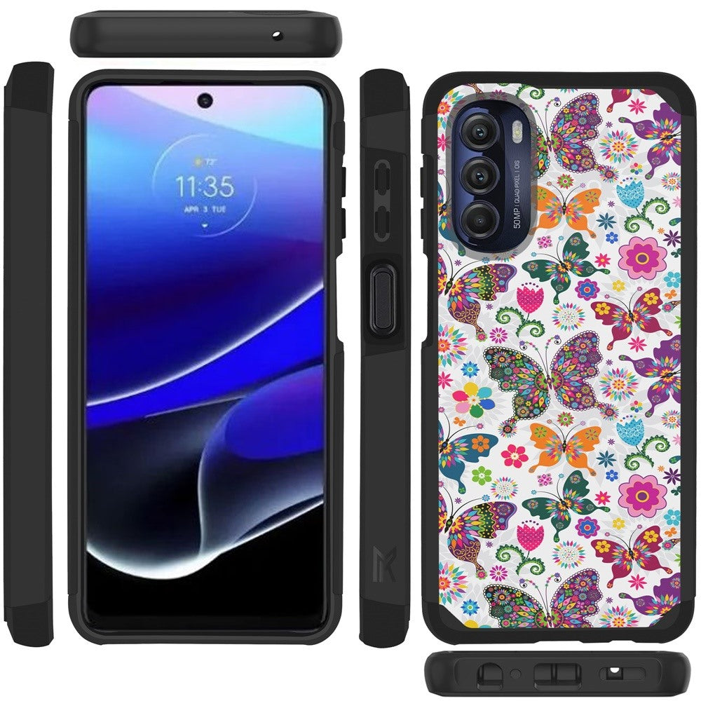 For Motorola Moto G Stylus 5G 2022 Ultra Slim Protection Shock Absorption Hybrid Dual Layer Hard PC + TPU Rubber Armor  Phone Case Cover