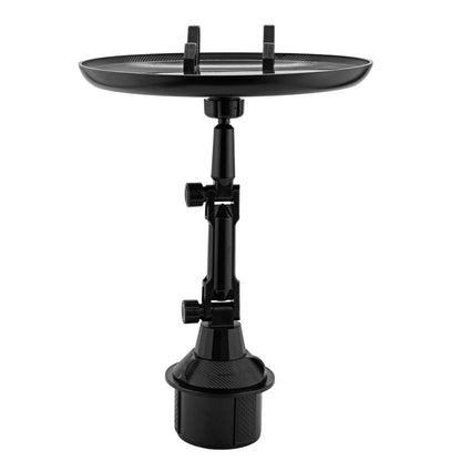 For Universal Cup Holder Tray Adjustable Rotatable 360° Swivel Arm with 9" Tray Surface and Phone Slot Fits Vehicle, Boats, Car, SUV,Truck Black Phone Case Cover