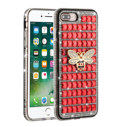 For Apple iPhone 8 /7/6s/6 /SE 2nd Generation Fashion Luxury 3D Bling Diamonds Rhinestone Jeweled Ornament Shiny Crystal  Phone Case Cover