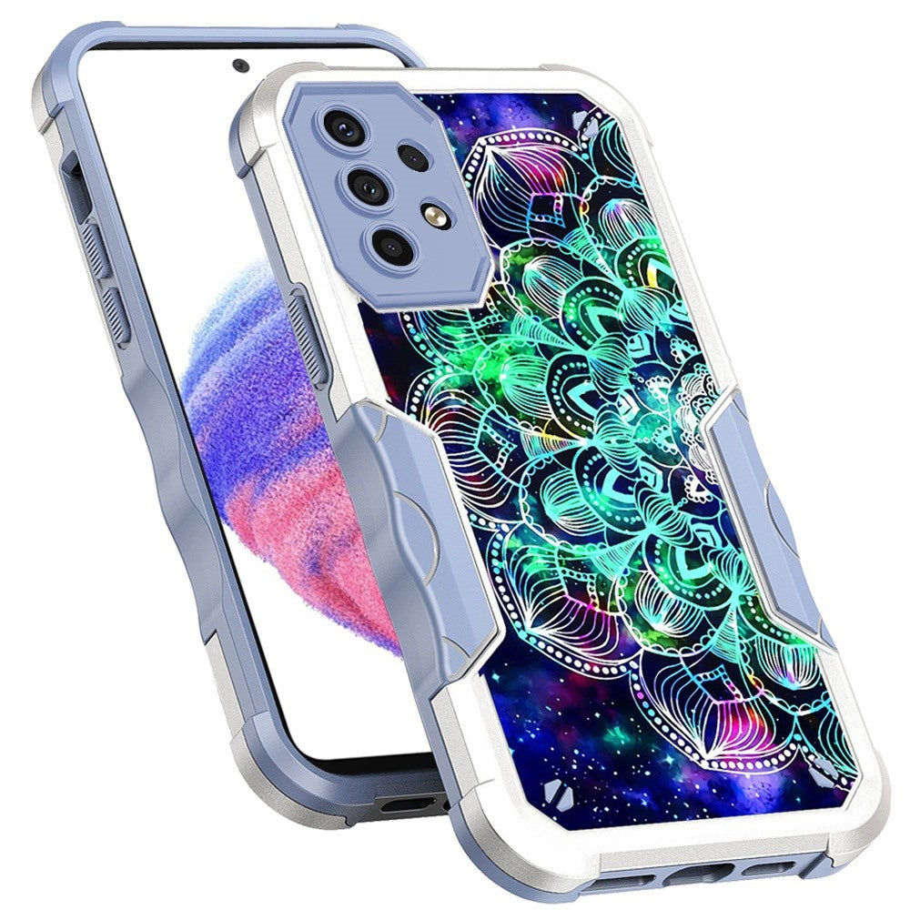 For Samsung Galaxy A53 5G Fashion Design Tough Shockproof Hybrid Stylish Pattern Heavy Duty TPU Rubber Armor  Phone Case Cover