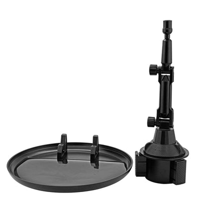 For Universal Cup Holder Tray Adjustable Rotatable 360° Swivel Arm with 9" Tray Surface and Phone Slot Fits Vehicle, Boats, Car, SUV,Truck Black Phone Case Cover
