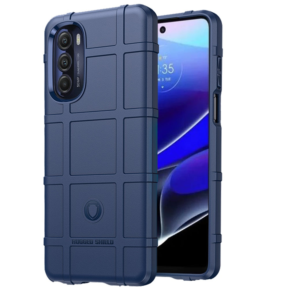For Motorola Moto G Stylus 5G 2022 Rugged Shield Hybrid TPU Thick Solid Rough Armor Tactical Matte Grip Silicone Texture  Phone Case Cover