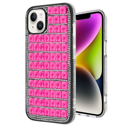 For Apple iPhone 14 /Plus Pro Max Diamonds Sparkle 3D Crystal Glitter Bling Shiny Rhinestone Hybrid Protective  Phone Case Cover