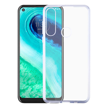 For Motorola Moto G Fast Crystal Clear Soft TPU Gel Flexible Rubber Silicone Ultra-Thin Hybrid Shock Resistance Transparent Phone Case Cover