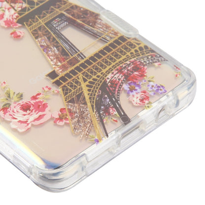 For Samsung Galaxy S10 5G (6.7") Hybrid Dual Layer Transparent Flower Design Hard PC Cases Shockproof TPU Rugged Paris in Full Bloom Phone Case Cover