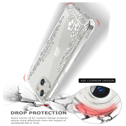 For Samsung Galaxy Z Fold 4 5G Hybrid Trendy Image Patterns Design Transparent Hard Back Shockproof TPU Rubber  Phone Case Cover