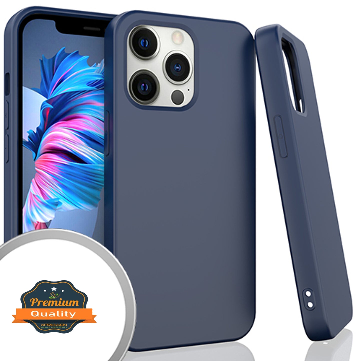 For Apple iPhone 13 /Pro Max Mini Slim Fit Hybrid Silicone Soft Gel Rubber TPU Full Body Protection Shockproof Protective  Phone Case Cover