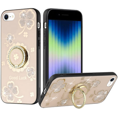 For Apple iPhone 11 (6.1")3D Diamond Bling Sparkly Glitter Ornaments Engraving Hybrid Armor Metal Fashion  Phone Case Cover