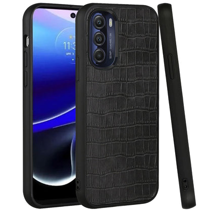 For Motorola Moto G Stylus 5G 2022 Ultra Slim Thin PU Leather Crocodile Flip Snap On Hybrid Shockproof TPU PC Hard Shell  Phone Case Cover
