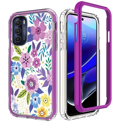 For Motorola Moto G Stylus 5G 2022 Beautiful Design Hybrid Triple Layer Armor Hard PC Rubber TPU Shockproof Frame  Phone Case Cover
