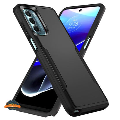 For Samsung Galaxy A03S Hybrid Bumper Rugged Dual Layer Heavy-Duty Military-Grade Rubber TPU Defender Protective  Phone Case Cover