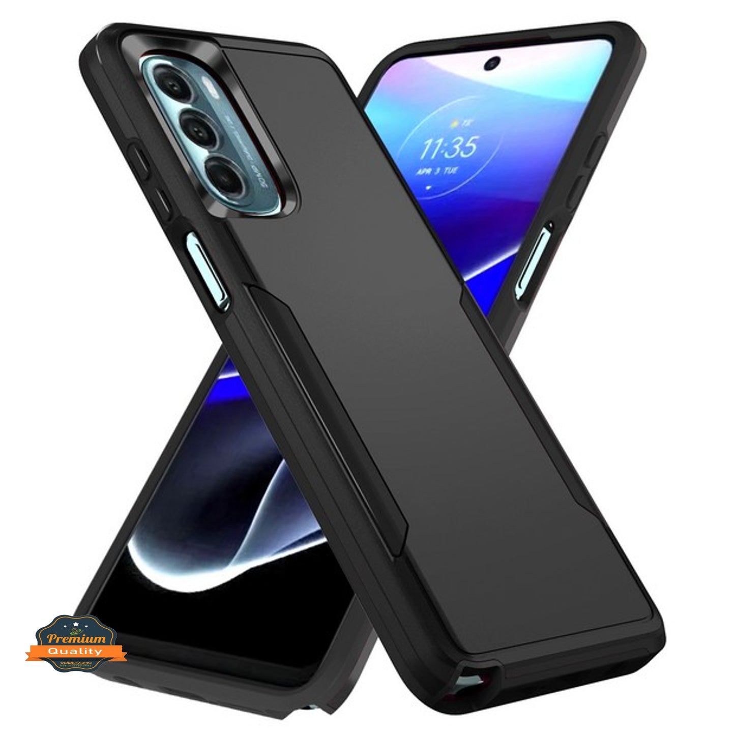 For Motorola Moto G Stylus 2022 4G Hybrid Bumper Rugged Dual Layer Heavy-Duty Military-Grade Rugged TPU Protective  Phone Case Cover