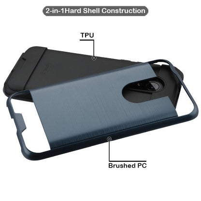 For Alcatel Revvl 2 / 3 / T-Mobile Revvl 2 Hybrid Dual Layer Hard PC Cases Shockproof TPU Rugged Bumper  Phone Case Cover