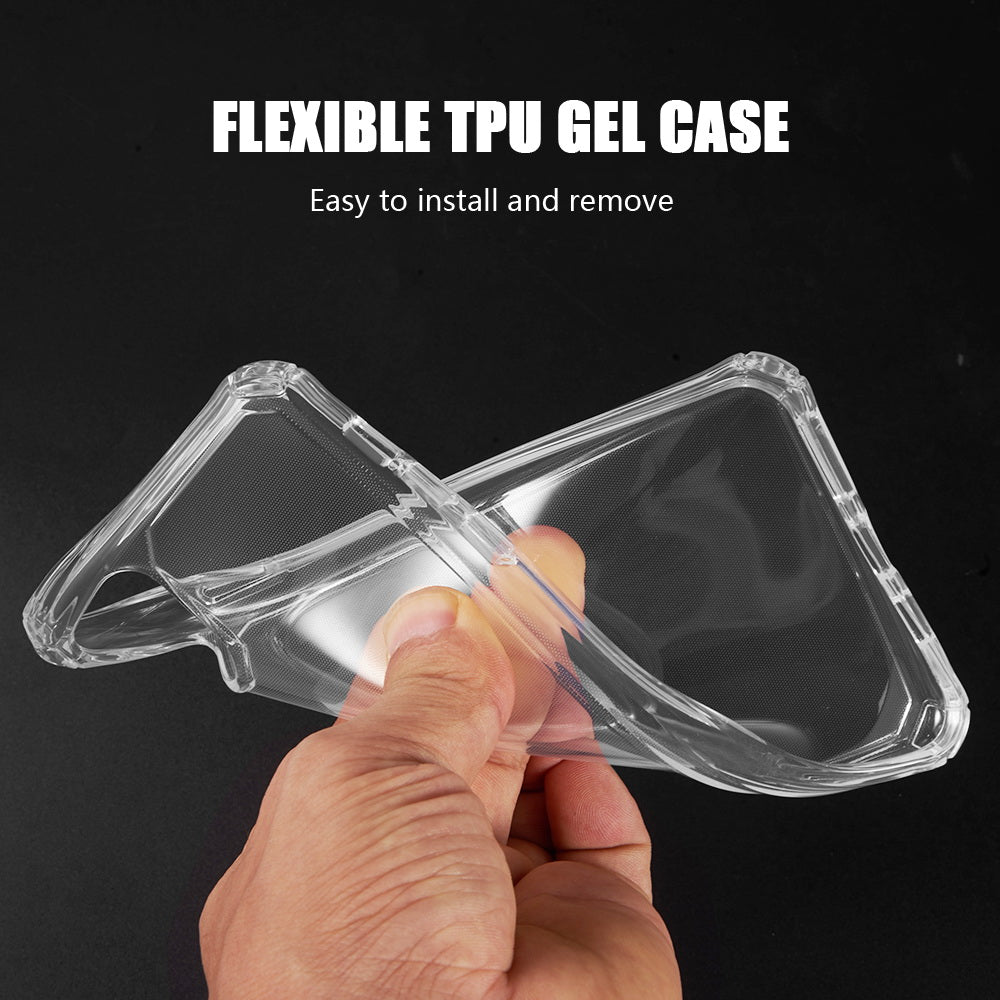 For Apple iPhone 13 /Pro Max Mini Air Armor Designed Transparent Hybrid Shock-Absorbing Corners Soft TPU + Hard Polycarbonate Frame  Phone Case Cover