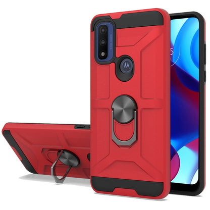For Motorola Moto G Power 2022 hybrid Stand Kickstand Ring Holder [360° Rotating] Armor Dual Layer Fit Magnetic Car Mount TPU  Phone Case Cover