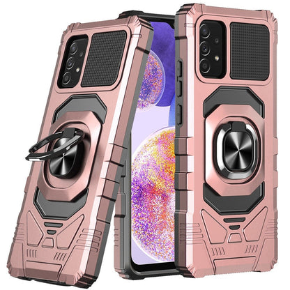 For Samsung Galaxy A23 5G Hybrid Dual Layer with Rotate Magnetic Ring Stand Holder Kickstand, Rugged TPU Shockproof  Phone Case Cover