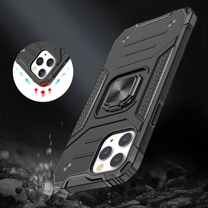 For Samsung Galaxy Z Fold 4 Armor Hybrid with Ring Holder Kickstand Shockproof TPU Heavy-Duty Rugged Dual Layer  Phone Case Cover
