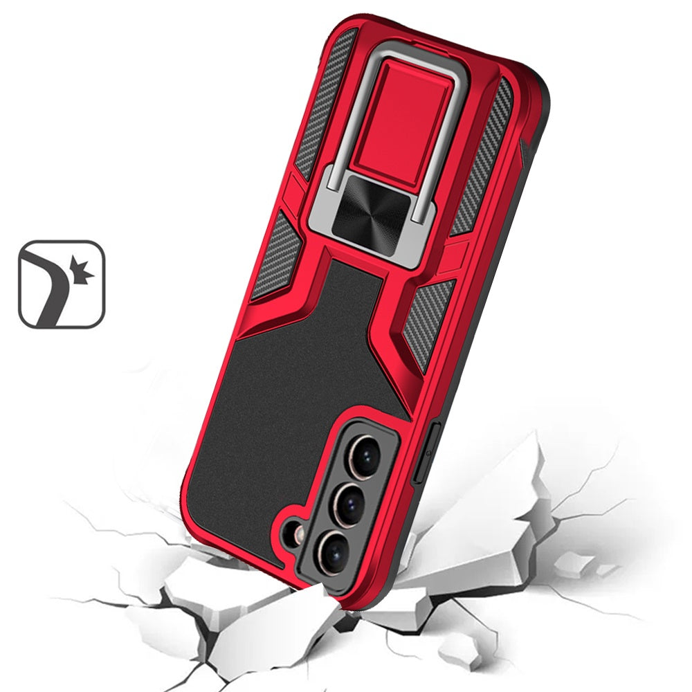 For Apple iPhone 13 Pro Max (6.7") Shockproof [Military-Grade] with Metal Magnetic Kickstand, Hybrid Rugged TPU Armor  Phone Case Cover