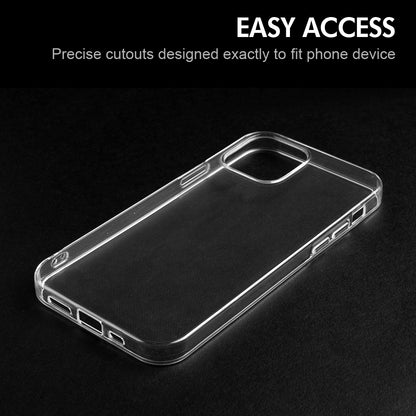 For Apple iPhone 14 Plus (6.7") Crystal Clear Transparent TPU Flexible Rubber Silicone Ultra Thin Slim Gel Soft Skin Clear Phone Case Cover