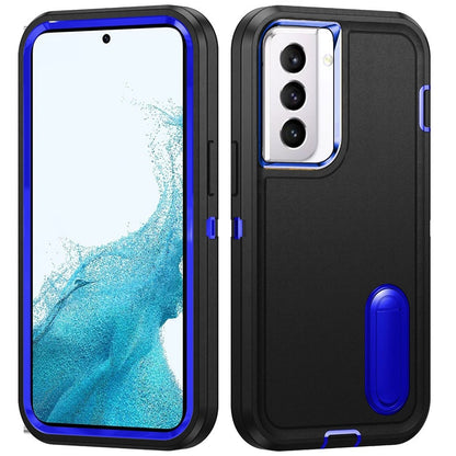 For Samsung Galaxy S22 /Plus Ultra Hybrid 3 Layers 3in1 Hard PC Shockproof with Kickstand Heavy Duty TPU Rubber Anti-Drop  Phone Case Cover