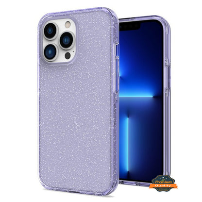 For Apple iPhone 13 /Pro Max Mini Glitter Sparkle Bling Shiny Thin Slim Hybrid Shockproof Rubber Silicone Soft TPU Gel Protective  Phone Case Cover