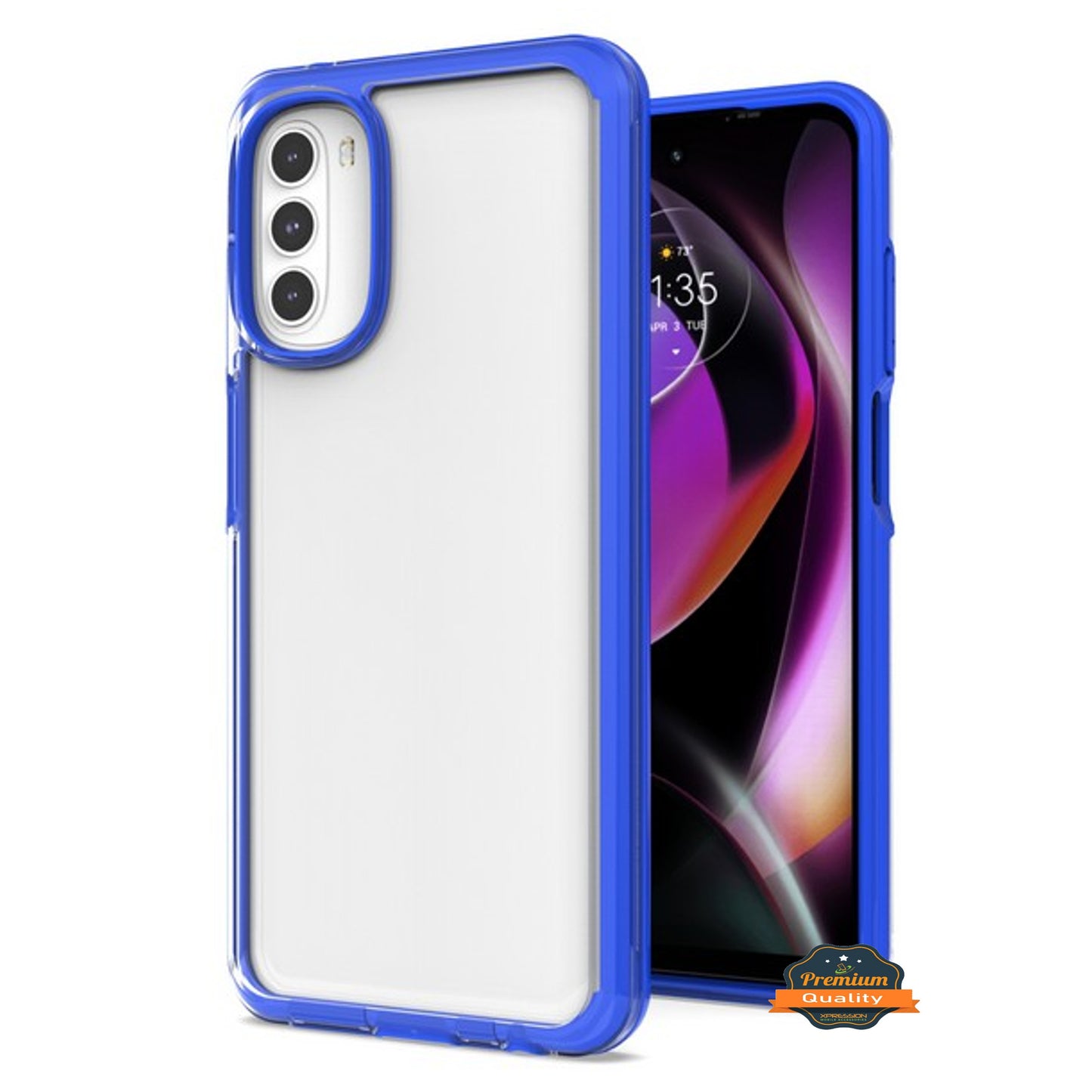 For Motorola Moto G 5G 2022 Colorful Hybrid Shockproof Protection Soft TPU Frame and Hard PC Back Slim Fit  Phone Case Cover