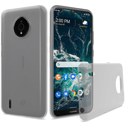 For Nokia C200 Premium Cases Hybrid Soft Silicone Gummy TPU Gel Candy Skin Flexible Skinny Slim Thin Protector  Phone Case Cover