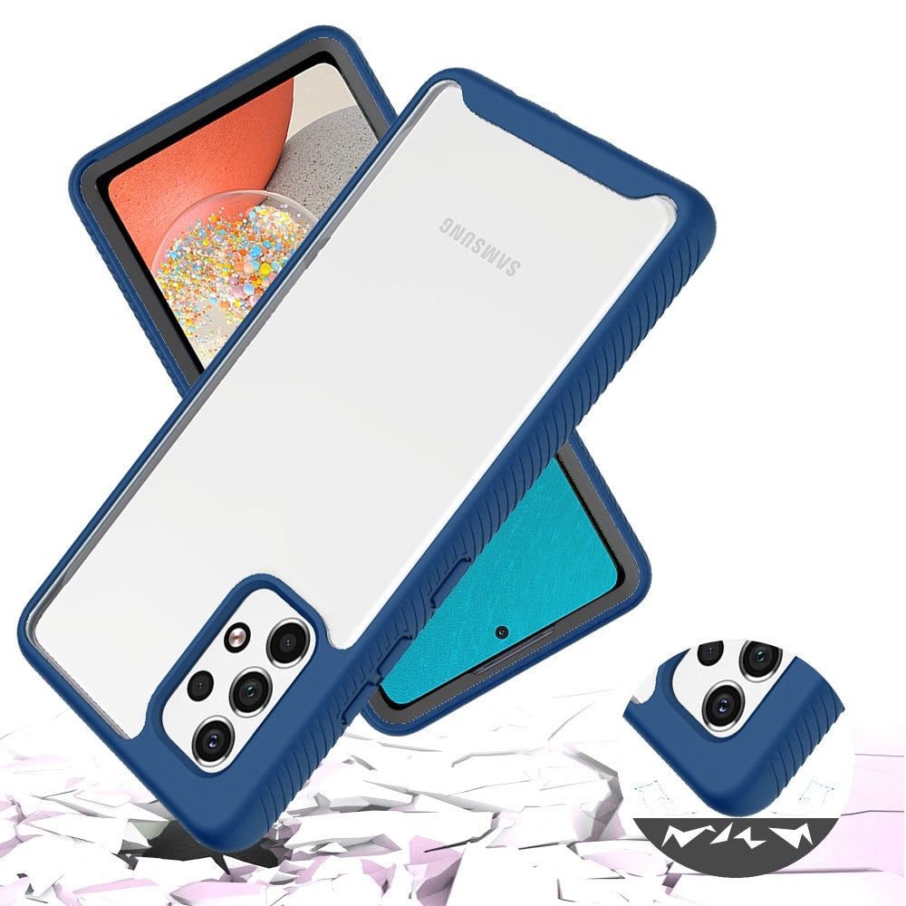 For Samsung Galaxy A53 5G Clear Dual Layer Rugged Bumper Frame Heavy Duty Hybrid Shockproof Rubber TPU Body Defender  Phone Case Cover