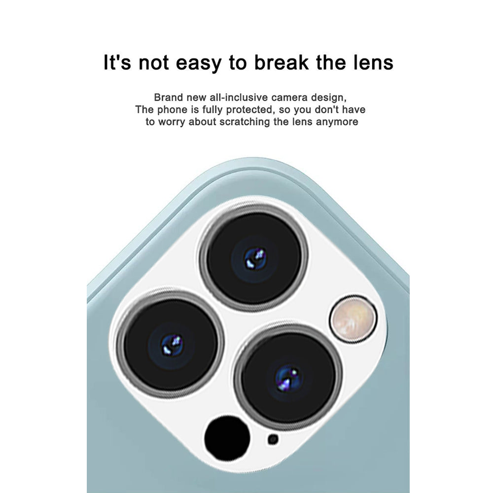 For Apple iPhone 14 /Plus Pro Max Liquid Silicone Hybrid Gel Soft Rubber with Microfiber Lining Shockproof Flexible TPU Anti-Drop  Phone Case Cover