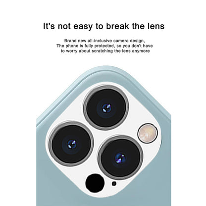 For Apple iPhone 14 /Plus Pro Max Liquid Silicone Hybrid Gel Soft Rubber with Microfiber Lining Shockproof Flexible TPU Anti-Drop  Phone Case Cover